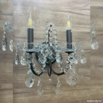 Бра Crystal Lux ODELIS AP2 BROWN 2570/402