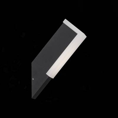 SL096.411.02 Светильник уличный настенный ST-Luce Черный/Белый LED 1*6W 4000K