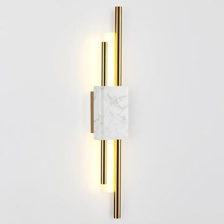 4359/10WL MIDCENT ODL23 221 белый мрамор/золотистый металл Настенный светильник IP20 LED 10W 655Лм 3000K MARMI