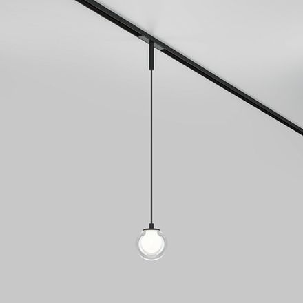 Трековый подвесной светильник Bubble Basity 4Вт 360°, TR181PL-1-4WTW-B. TM Maytoni