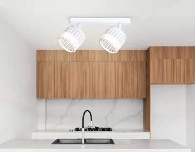 Настенно-потолочный  поворотный спот со сменной лампой  TN71161/2 WH белый GX53/2 260*100*125