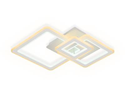 Потолочный светодиодный светильник с пультом FA862 WH белый 79W 550*530*120 (ПДУ РАДИО 2.4)