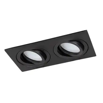 Точечный встраиваемый светильник Arte Lamp TARF A2168PL-2BK, 2хGU10