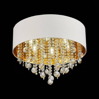 SL1350.502.06 Светильник потолочный ST-Luce Хром/Белый, Золотистый, Прозрачный E14 6*40W