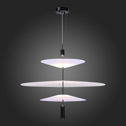 SL6101.423.01 Люстра подвесная ST-Luce Черный/Белый LED 1*15W 3000K