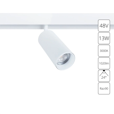Магнитный трековый светильник Arte Lamp LINEA A4671PL-1WH, 1хLED