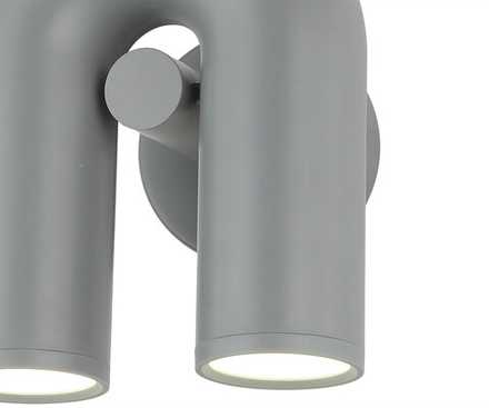 08465-1,16 Бра Канти серый w20*18 h24 Led 12W (3000-6000K)