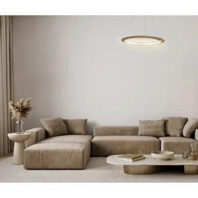 814233 Люстра VIRATA LED 105W 5250LM ЗОЛОТО 3000K Lightstar