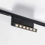 206947 Светильник линейный поворотный 24V д/трека LINEA LED 6W 500LM 30G ЧЕРНЫЙ 4000K