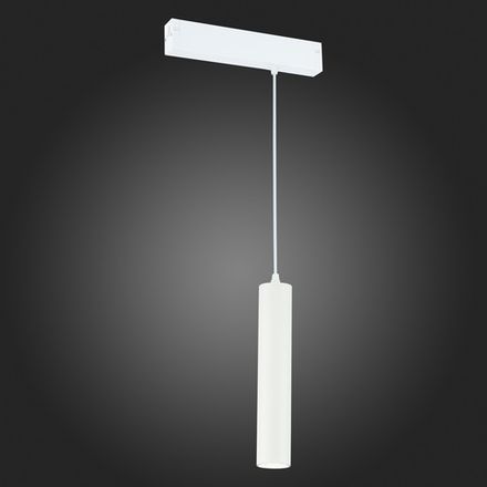 ST507.503.01 Св-к трек. Белый GU10 1*50W  IP20 D54xH290 180-240V Без ламп