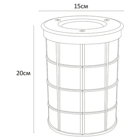 Тротуарный светильник Arte Lamp PIAZZA A6014IN-1SS, 1хE27