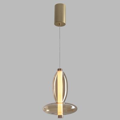 Светильник подвесной Crystal Lux QUASAR SP7W LED AMBER 3790/207