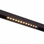 ST361.436.12 Магнитный трековый светильник Черный LED 1*12W 3000K 1 009Lm Ra&gt;80 36° IP20 L222xW22xH44 48V