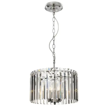 Citilux Джейн CL306141 Хрустальная подвесная люстра Хром