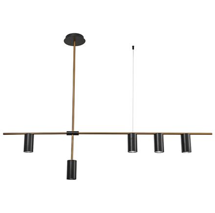 Светильник на штанге Indigo 11030/5R Brass, 5хE27