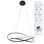 Подвесная люстра Arte Lamp SWING A2522SP-2BK, 1хLED
