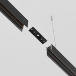 Коннектор прямой Exility накладной черный, TRA034C-21B. TM Maytoni