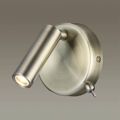 5222/3WL LEDIO LN22 016 бронза Бра с выкл. LED 3W 3000K 330Лм  220V CHASE