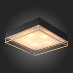 SL1127.422.05 Светильник потолочный ST-Luce Черный, Матовое золото/Белый E27 5*40W