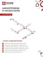 Светильник светодиодный трековый TOP-LINE TR-08-TL 25Вт 6000К IP40 2500лм 36град. черн. IN HOME 4690612047492