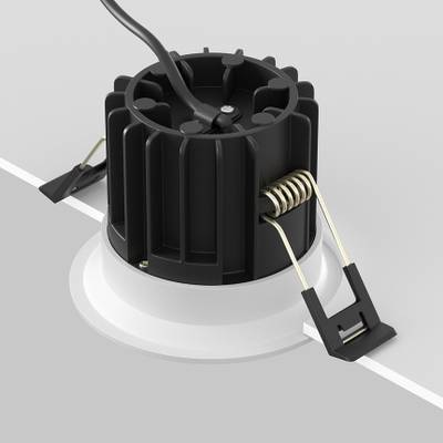 Встраиваемый светильник Round 2200-4000K 12W 60°, DL058-12W-DTW-W. TM Maytoni