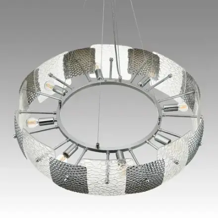 6588/8 MODERNI LN25 146 хром/тонированное стекло, металл/стекло Люстра подвесная E14 8*40W 220V LIBERTI