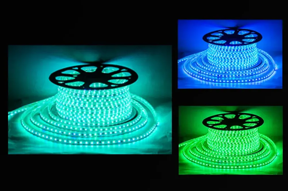 5050-60-220V RGB светодиодная лента 60LED/м, 220V Sneha, LED