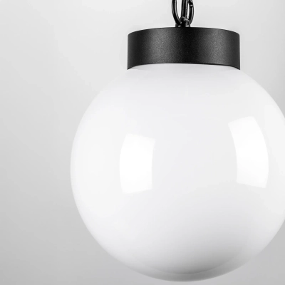 373110 Светильник BOLLA 1x10W (led) E27 ЧЕРНЫЙ IP65/IP44