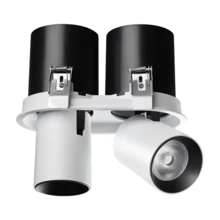 358341 SPOT NT19 528 белый/черный Встраиваемый светильник IP20 LED 3000К 24W 220V LANZA