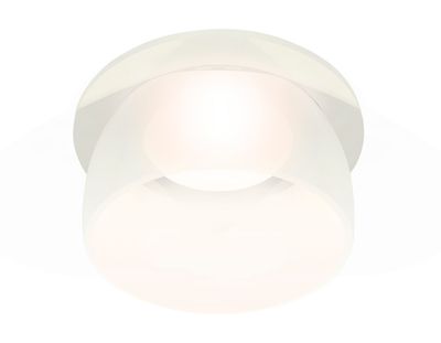 Комплект встраиваемого светильника с акрилом XC7621047 SWH/FR белый песок/белый матовый MR16 GU5.3 (C7621, N7177)