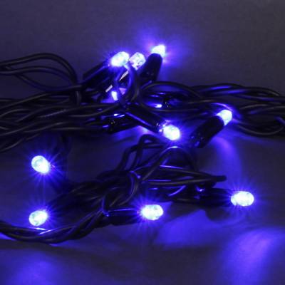 A-026A BL/W FLASH гирлянда светодиодная 10м 100LED влагозащищен. морозостойкая