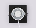 Светильник встраиваемый TN52339 SBK черный песок GX53 max 12W 115*115*25