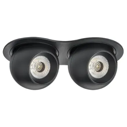 i6277474 Светильник INTERO LED 9W*2 850LM*2 24G ЧЕРНЫЙ 4000K (217627+217074+217074)