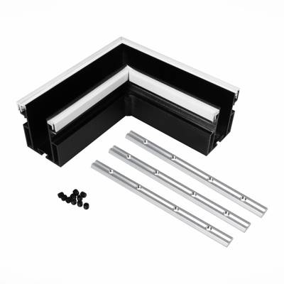 ST003.479.01 Угол-соединитель для профиля SKYLINE 48 с демпф. системой ST-Luce Черный