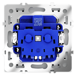 VLS040202 Розетка встраиваемая VOLTUM S70 с заземлением и защитными шторками, 16А, (белый матовый) (ТМ Maytoni)