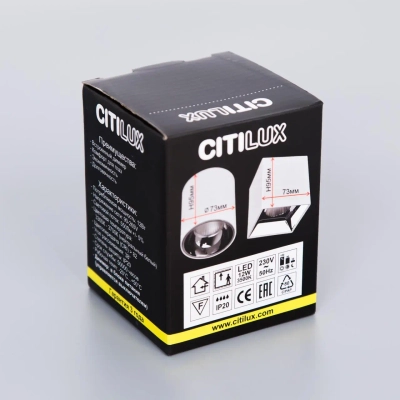 Citilux Старк CL7440201 LED Светильник накладной Белый Чёрный