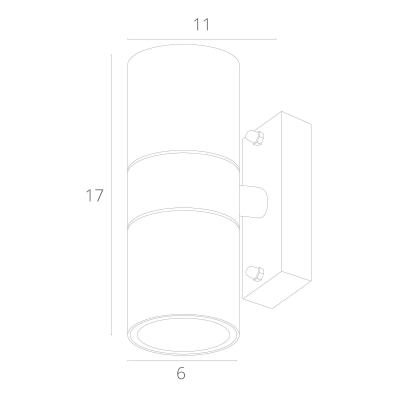 Фасадный светильник Arte Lamp MISTERO A3302AL-2BK, 2хGU10