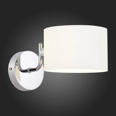 SLE1121-101-01 Бра Хром/Молочно-Белый E14 1*40W