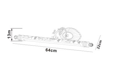 Подсветка для картин Arte Lamp NAPOLI A6308AP-1AB, LED