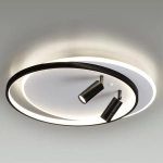 5603/75CL LEDIO LN26 290 белый, черный Люстра потолочная LED диммир. с ДУ 87W 3000-6000К 220V NAOKO