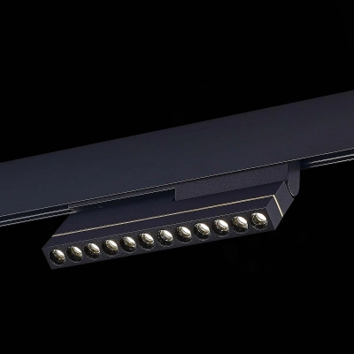 ST805.446.12 Магнитный трековый светильник Черный LED 1*12W 4000K 450Lm Ra>90 36° IP20 L220xW22xH117 48VV