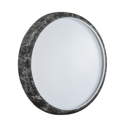 7639/DL COLOR SN 84 Светильник пластик/черн. мрамор LED 48Вт 4000K D410 IP43 MRAMO BLACK