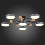 SLE6006-702-06 Светильник потолочный Серый/Серый LED 6*12W 3000K/4500K/6000K