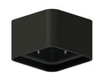 Корпус светильника накладной для насадок 70*70mm C7833 SBK черный песок 95*95*H60mm MR16 GU5.3