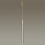 4369/5L HIGHTECH ODL23 267 полированное золото/акрил с пузырьками Подвесной св-к IP20 LED 4W 200Лм 3000K SPARKY