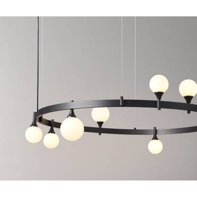 07808-8,19 Люстра Бьянки черный d102 h150 G9 8*7W