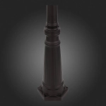 SL080.425.02 Светильник уличный наземный ST-Luce Темный кофе/Прозрачный, Темный кофе E27 2*100W