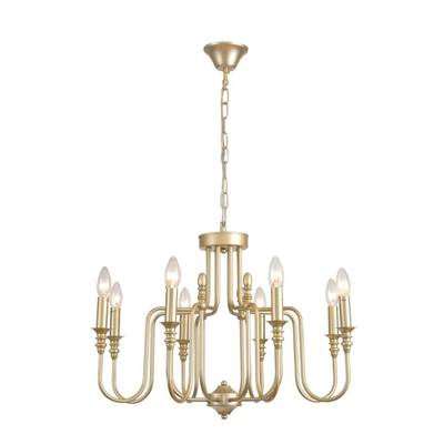 8318/8 CLASSI LN26 шампань/металл Люстра E14 8*40W 220V SUANA