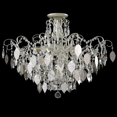 Светильник потолочный Crystal Lux ESMIRALDA PL9 SILVER 0524/109