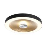 7753/25L MITRA LED SN Светильник пластик/белый/черный/золотой LED 25Вт 4000K D400 IP54 QUANTUM